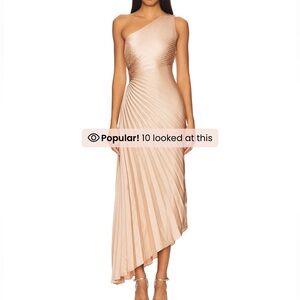 A.L.C. Asymmetrical Delfine One-Shoulder Dress in Bella